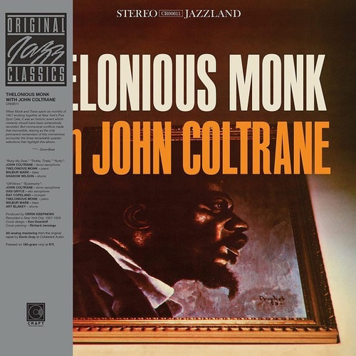 Thelonious Monk & John Coltrane -Thelonious Monk with John Coltrane (Original Jazz Classics Series) 180g LP 黑膠 Thelonious Monk with John Coltrane LP, Thelonious Monk with John Coltrane album, Thelonious Monk with John Coltrane專輯