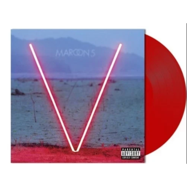 Maroon 5 - V 紅色彩膠1LP 