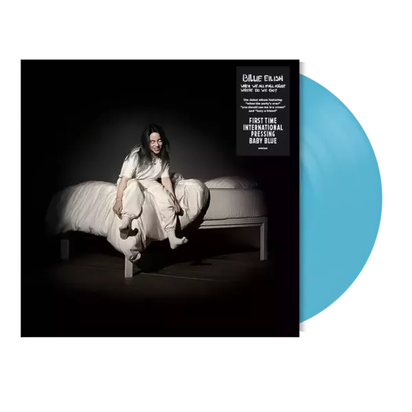Billie Eilish - WHEN WE ALL FALL ASLEEP, WHERE DO WE GO? 藍膠1LP Billie Eilish, WHEN WE ALL FALL ASLEEP WHERE DO WE GO, bad guy, Billie Eilish 黑膠, Pop, Electropop, 暗黑流行, 美國流行, 藍膠, 黑膠唱片, LP