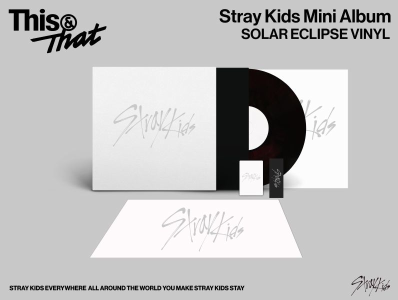 Stray Kids - This & That 彩膠1LP (Solar Eclipse) Stray Kids This & That 黑膠, Stray Kids 黑膠, This & That LP, This & That 黑膠, Stray Kids LP, Stray Kids 彩膠, Stray Kids vinyl