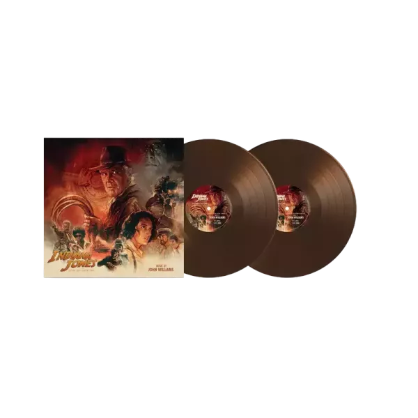 John Williams - 印第安納瓊斯 命運輪盤 Indiana Jones and the Dial of Destiny 褐膠2LP Indiana Jones Dial of Destiny 黑膠, 印第安納瓊斯 命運輪盤 OST 黑膠, John Williams Dial of Destiny 黑膠, 命運輪盤 褐膠2LP, Indiana Jones OST LP, 電影配樂 黑膠