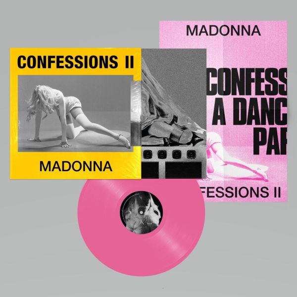 Madonna - Confessions II 獨家限定iMusic通路版霓粉彩膠1LP Madonna Confessions II 紅膠, Confessions II 黑膠1LP, Madonna 黑膠, Confessions II LP, Madonna LP 黑膠, 電子舞曲 黑膠