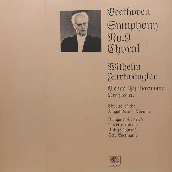 Wilhelm Furtwangler - 貝多芬第九號交響曲 二手老膠 1LP 