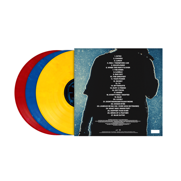 Billie Eilish - HIT ME HARD AND SOFT: The Tour (Live) 彩膠3LP 