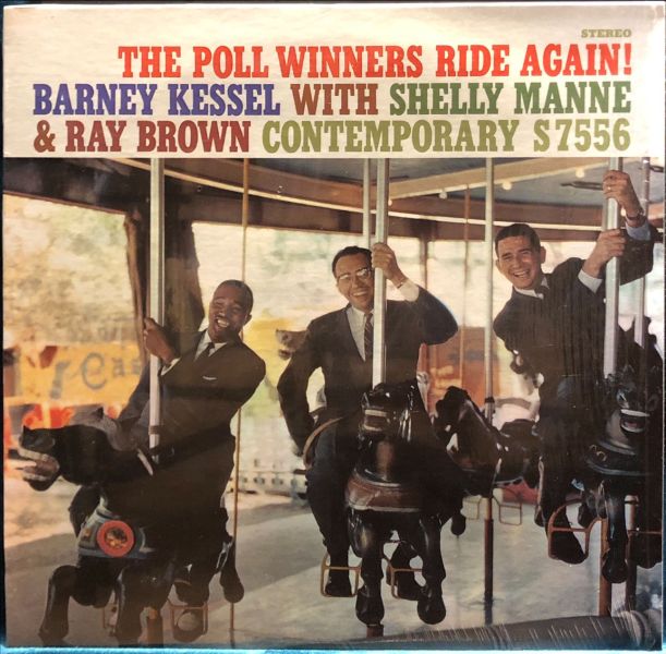 Barney Kessel, Shelly Manne, Ray Brown - The Pool Winners Ride Again! 二手老膠1LP 