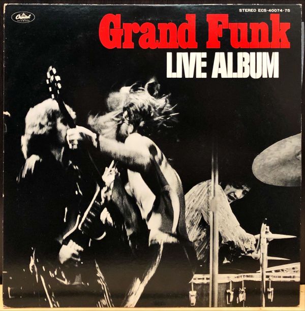 Grand Funk - Live Album 二手老膠2LP 