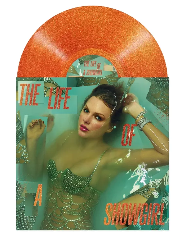 Taylor Swift – The Life of a Showgirl 彩膠1LP (Sweat And Vanilla Perfume Portofino Orange Glitter Vinyl) 