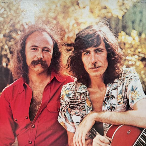 David Crosby / Graham Nash - Wind On The Water 二手老膠1LP 
