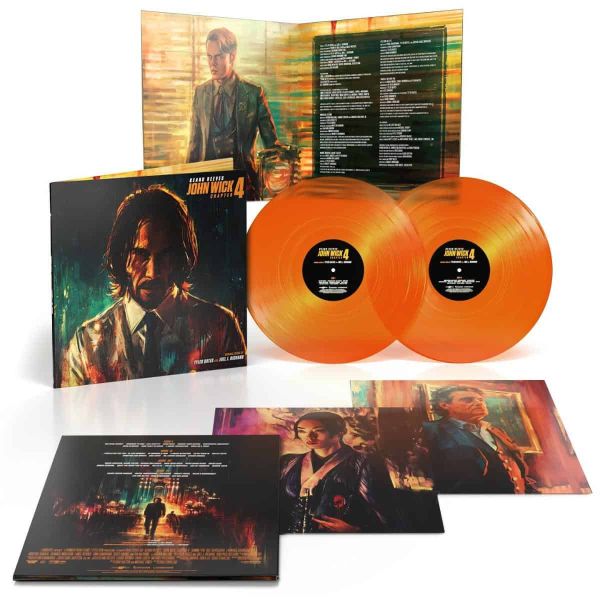 捍衛任務4 John Wick: Chapter 4 電影原聲帶 橘透膠2LP 