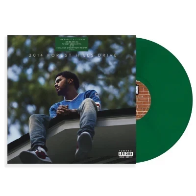 J.Cole - 2014 Forest Hills Drive 十週年紀念版（附海報） 綠色彩膠2LP 