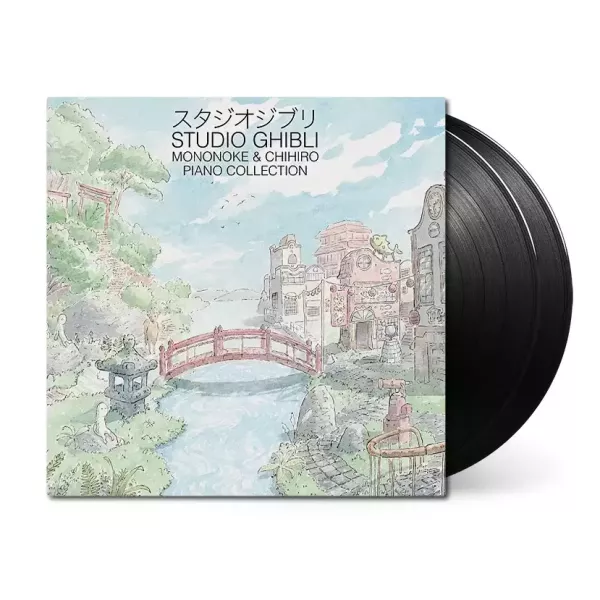 Studio Ghibli - 魔法公主 & 神隱少女 鋼琴獨奏專輯 黑膠2LP 