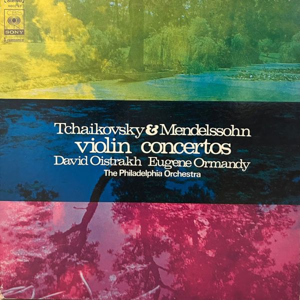 Eugene Ormandy, David Oistrakh 尤金奧曼迪、歐伊斯特拉赫／費城管弦樂團 - 柴可夫斯基、孟德爾頌小提琴協奏曲 二手老膠1LP 