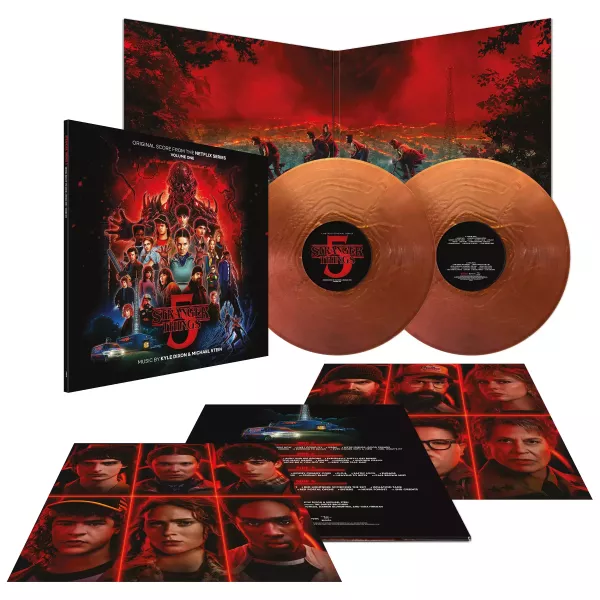 Kyle Dixon & Michael Stein - 怪奇物語5 Stranger Things 5 原聲帶 Vol.1 彩膠2LP 