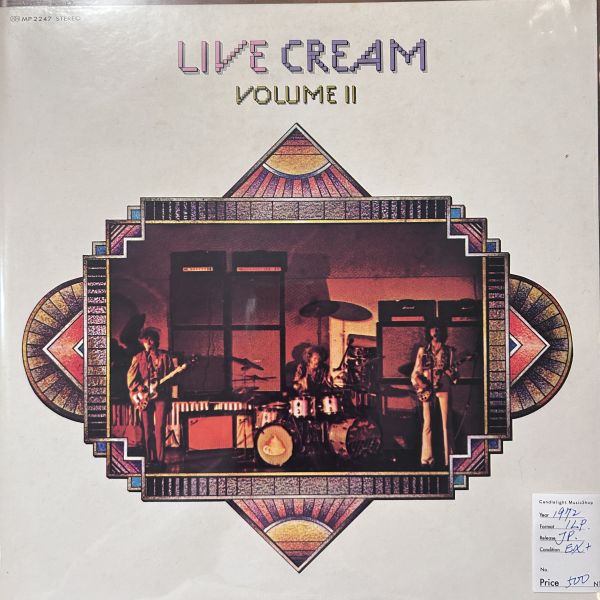 Cream – Live Cream Volume II | 二手老膠1LP 