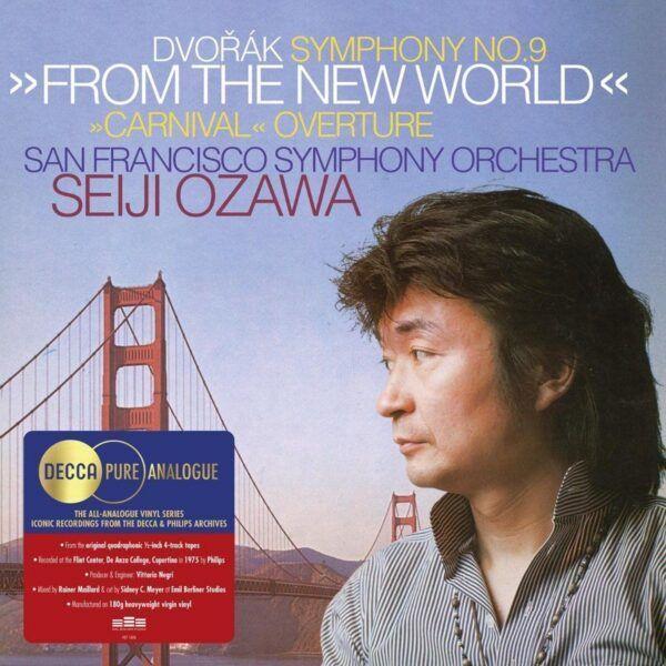 小澤征爾 Seiji Ozawa / 舊金山交響樂團 - 德弗札克：第九號交響曲 From the New World 發燒純類比黑膠1LP (Decca Pure Analogue) 小澤征爾 德弗札克 第九號交響曲 黑膠, Seiji Ozawa New World Symphony 黑膠, 德弗札克 第九號 黑膠1LP, Decca Pure Analogue 黑膠, 舊金山交響樂團 黑膠, 古典交響曲 黑膠