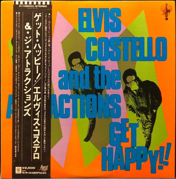 Elvis Costello & The Attractions - Get Happy! 二手老膠1LP 
