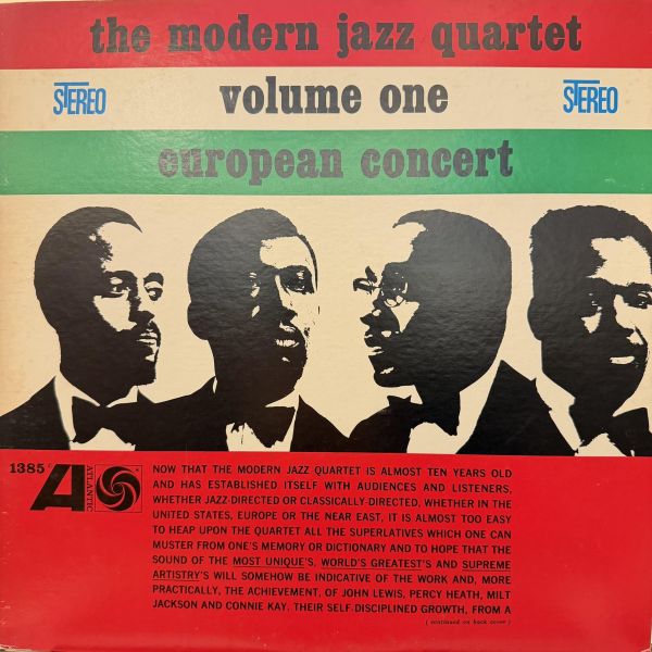 The Modern Jazz Quartet - European Concert: Volume One｜二手老膠1LP 