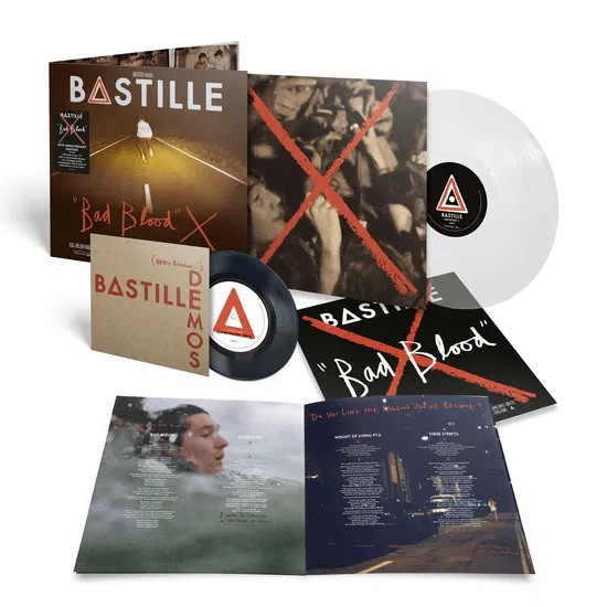 巴士底樂團 Bastille - Bad Blood X 十週年紀念版 彩膠1LP + 7”EP 巴士底樂團LP, 巴士底樂團album, 巴士底樂團專輯, 巴士底樂團十週年LP, 巴士底樂團十週年album, 巴士底樂團十週年專輯, Bastille Bad Blood X LP, Bastille Bad Blood X album