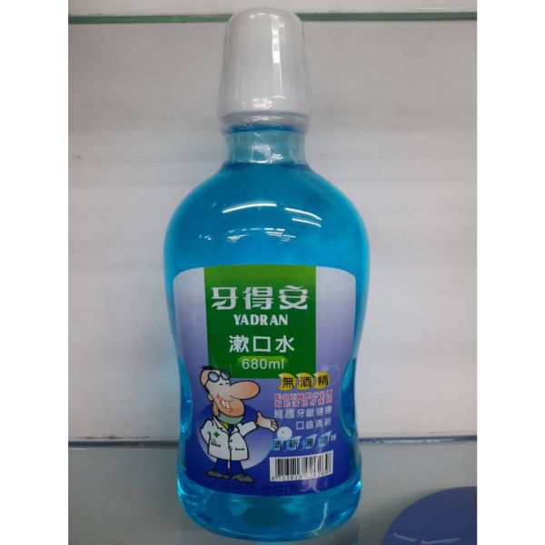 牙得安殺菌漱口水680ml(薄荷)(20269) 