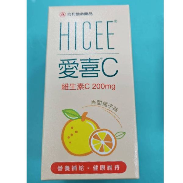 愛喜維他命C-200mg 口嚼錠 60錠(20068) 