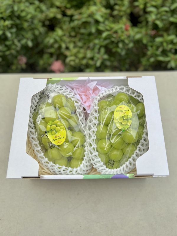 《新年禮盒》雙串麝香葡萄禮盒 