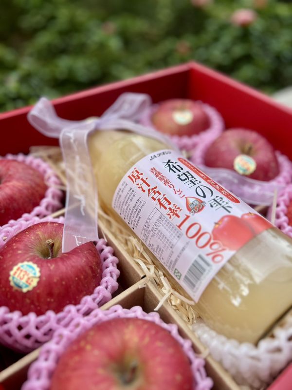 《新年禮盒》日本蘋果&蘋果汁禮盒 