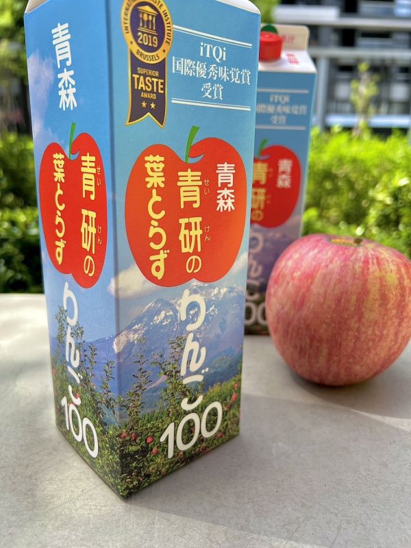 100%青森青研蘋果汁 