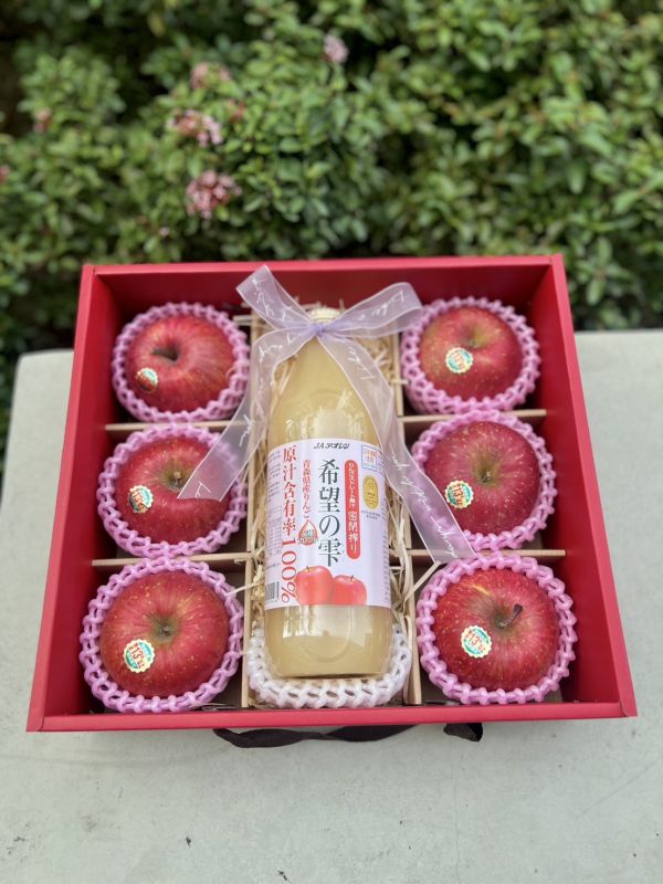 《新年禮盒》日本蘋果&蘋果汁禮盒 