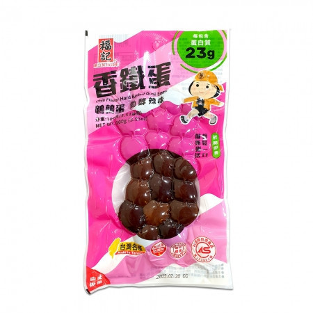 【福記食品】辣味鵪鶉香鐵蛋(100g/包) 