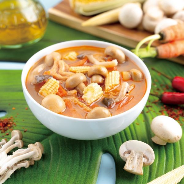 【蘭揚食品】泰式酸辣蘑菇湯-全素300G 