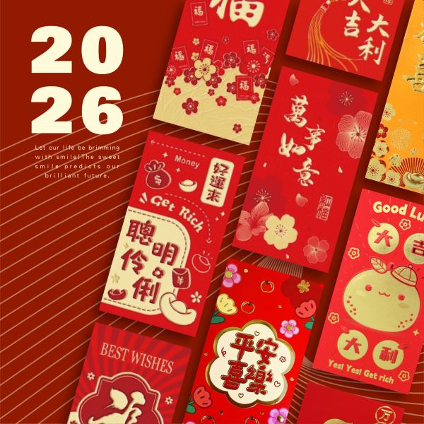 「節慶系列」- 春節紅包袋6入/CZC-130 