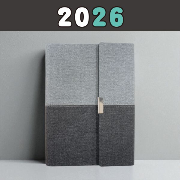 「工商系列」- 2026經典(靜謐灰)25k左3右4活頁6孔夾/CDN-642 