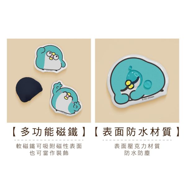 「PP mini小小企鵝」- 造型滴膠磁鐵2入/CGC-395 