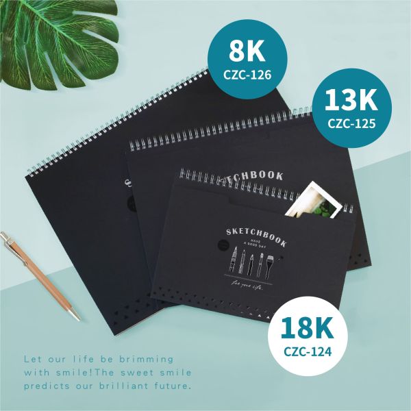 「簡單生活系列」- 18K口袋素描本/CZC-124 