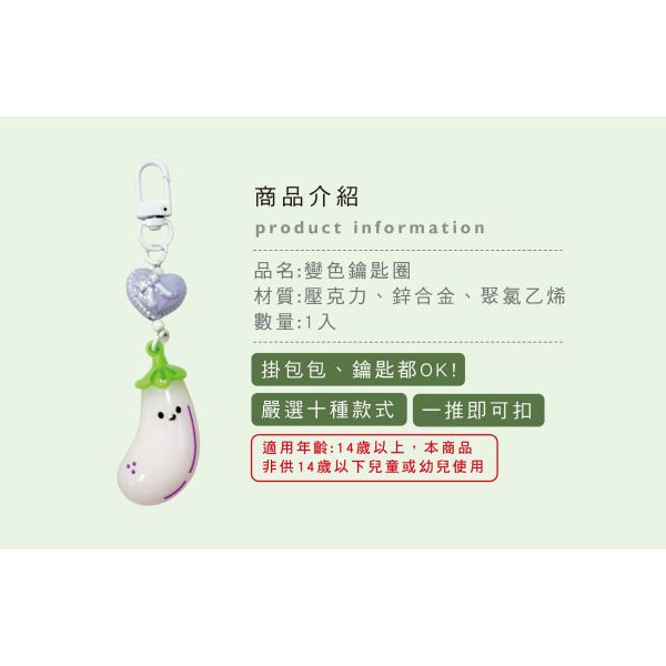 「簡單生活系列」- 變色鑰匙圈/CZC-165 