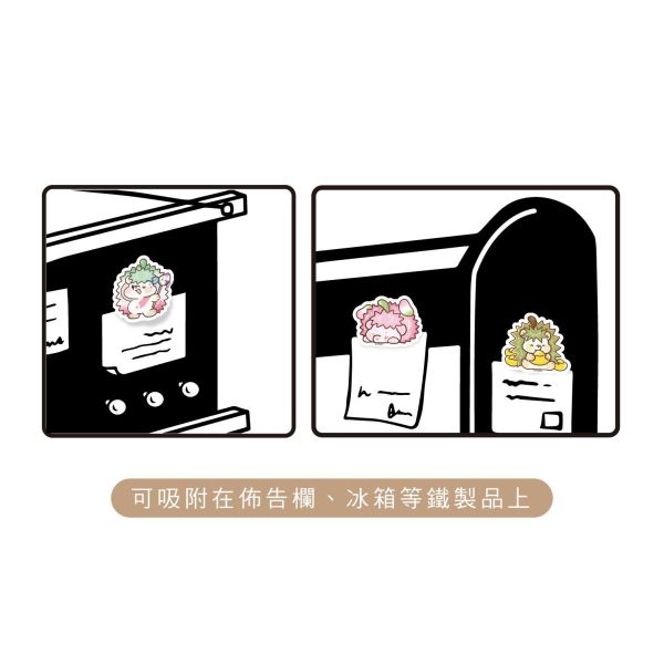 「水果刺蝟系列」- 壓克力磁鐵2入/CGC-404 