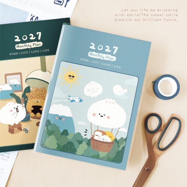 「小呸角系列」- 2027 25K跨年月計畫手冊/CDM-453 