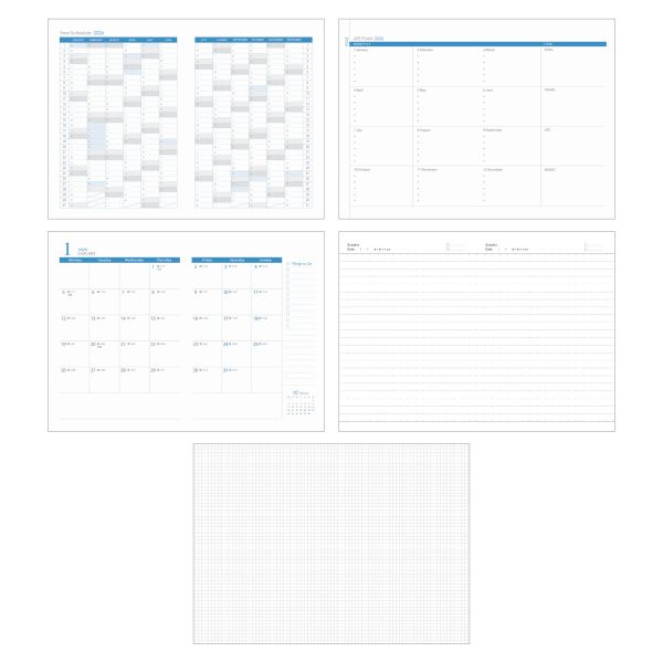 「工商系列」- 2026 32KLifeLog年度月計畫手冊/CDM-430 