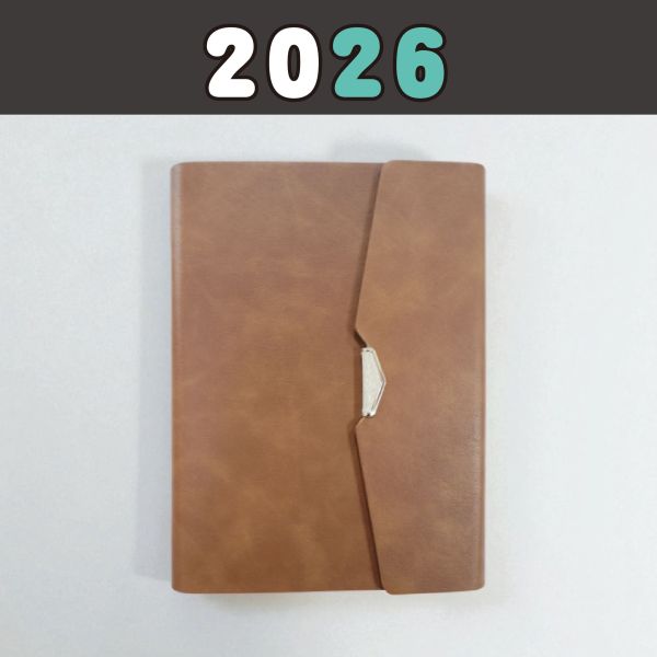 「工商系列」- 2026經典(典雅棕)25k左3右4活頁6孔夾/CDN-639 
