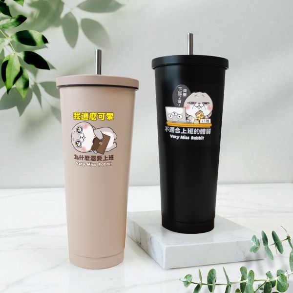 「好想兔系列」- 不鏽鋼吸管杯/CPW-064 