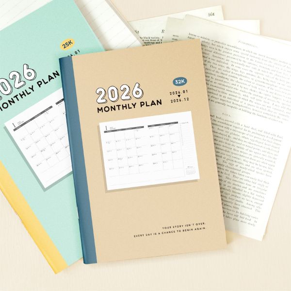 「工商系列」- 2026 32KLifeLog年度月計畫手冊/CDM-430 