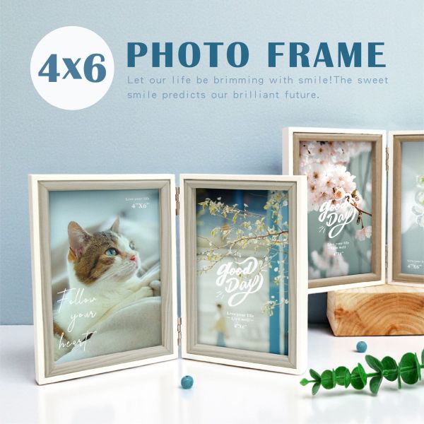 「簡單生活系列」- 4x6對開雙相框/CZC-143 