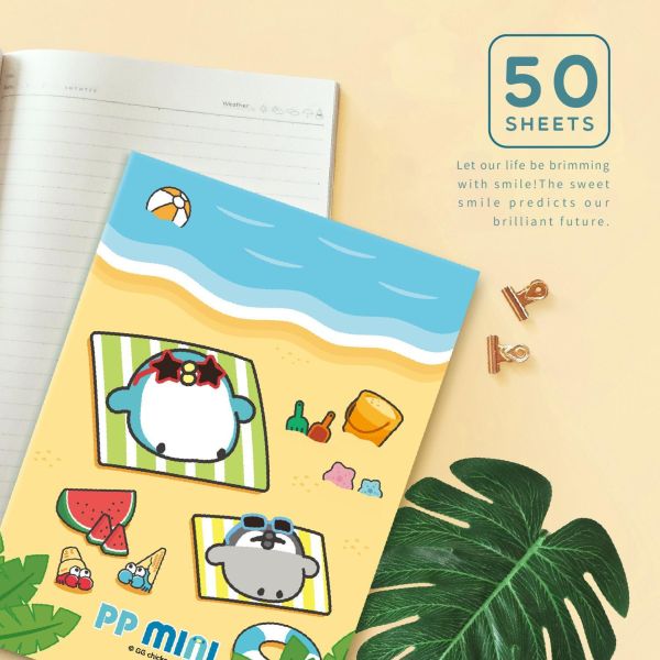 「PP mini小小企鵝」- 25K東康橫線加厚定頁筆記/CN-25147 