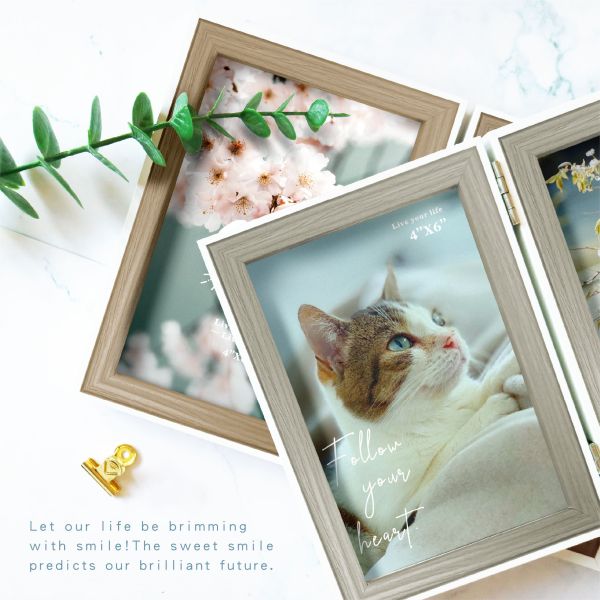 「簡單生活系列」- 4x6對開雙相框/CZC-143 