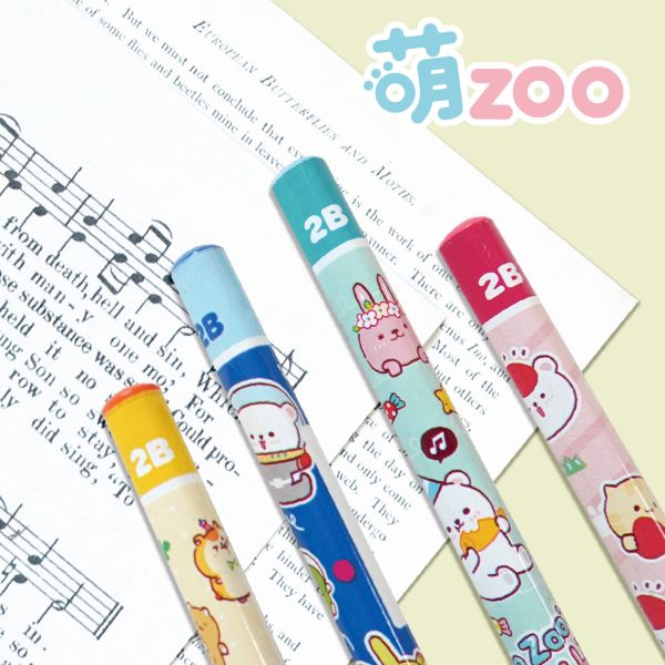 「萌zoo系列」- 大三角2B鉛筆/CPE-126 