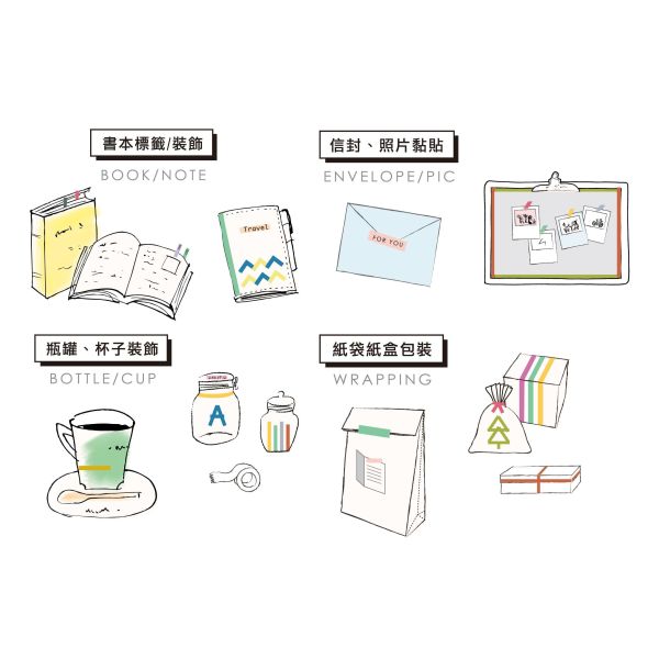 「Choice系列」- 日日純色書寫紙膠帶/CST-478 