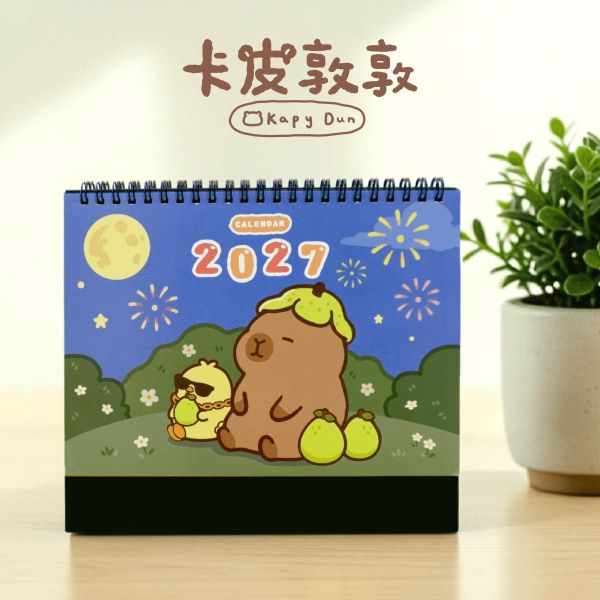「卡皮敦敦系列」- 2027年 25K三角桌曆/CDN-715 