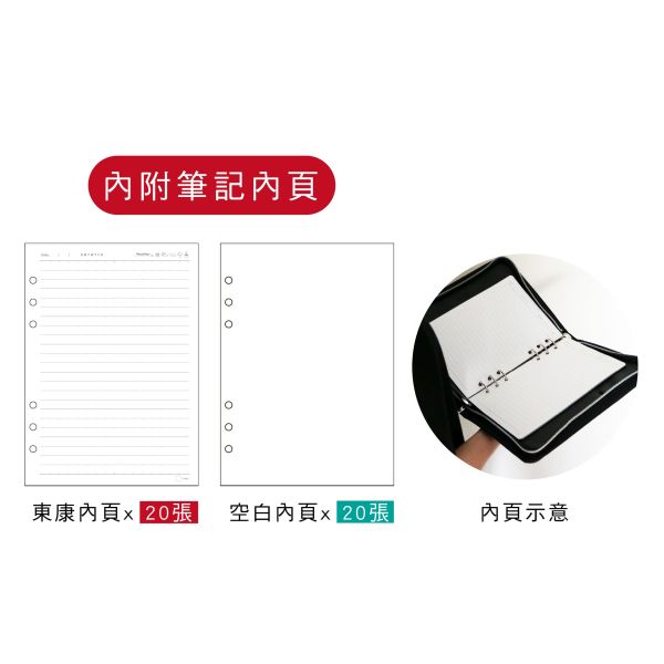 「簡單生活系列」- A6布質拉鍊包/CZC-025 