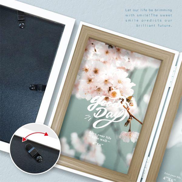 「簡單生活系列」- 4x6對開雙相框/CZC-143 