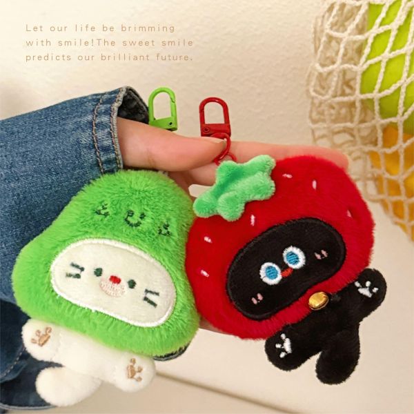 「簡單生活系列」- 頭套小貓咪吊飾/CZC-166 